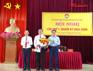 Ông Nguyễn Thành Đồng giữ chức Chủ tịch Ủy ban MTTQ Việt Nam tỉnh Hà Tĩnh