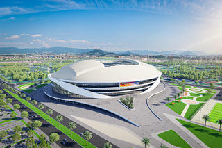 Bộ Công an khởi công xây dựng Sân vận động 60.000 chỗ ngồi - Ứng dụng công nghệ mái vòm hiện đại bậc nhất thế giới