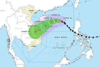 Bão số 12 giật cấp 12, cách đặc khu Hoàng Sa khoảng 460km