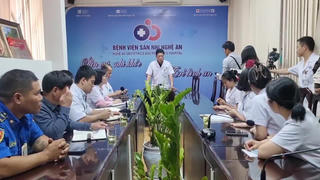 Bệnh viện Sản - Nhi  Nghệ An thông tin về vụ tấn công bằng dao khiến nhiều người bị thương