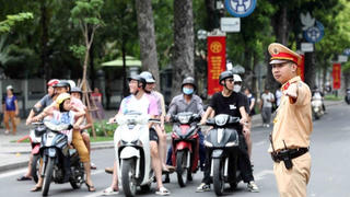 Triển khai phương án đảm bảo trật tự, an toàn giao thông dịp ký Công ước Hà Nội