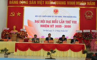 Khánh Hòa: Đại hội đại biểu CCB xã Tân Định lần thứ VIII nhiệm kỳ 2025 – 2030      