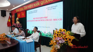 Khu di tích Láng Le Bàu Cò được đề xuất nâng hạng di tích lịch sử cấp quốc gia