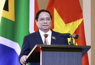 Thủ tướng cùng Tổng thống Nam Phi dự Diễn đàn doanh nghiệp Việt Nam-Nam Phi