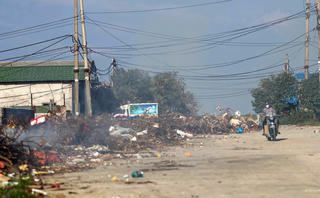 Hà Tĩnh: Tập trung xử lý rác thải tại Cụm công nghiệp Thạch Kim