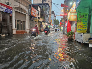 Ngày 27/10, khu vực từ Quảng Trị đến TP Huế có mưa to đến rất to