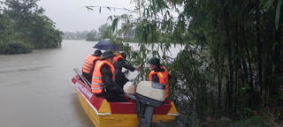 Đà Nẵng: Tìm kiếm người dân thả lưới đánh cá mất tích trên sông