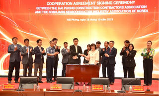 Hải Phòng: Hiệp hội các nhà thầu xây dựng ký kết nhiều thỏa thuận hợp tác chiến lược