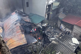 Cháy nhà cấp 4 ở Hà Nội, một người tử vong