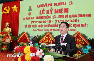 Chủ tịch nước: Xây dựng Lực lượng vũ trang Quân khu 3 chính quy, tinh nhuệ