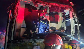 Tai nạn giao thông trên cao tốc Đà Nẵng - Quảng Ngãi, 5 người bị thương