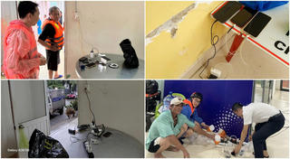 Điện lực giúp người dân vùng lũ giữ thông tin liên lạc