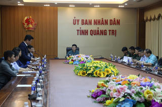 Phó Thủ tướng Mai Văn Chính họp với các xã bị ảnh hưởng bởi mưa lũ tại Quảng Trị