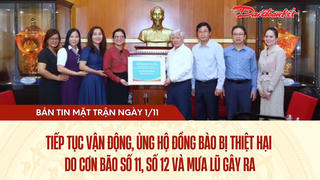 Bản tin Mặt trận sáng 1/11