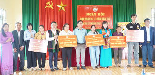 Lâm Đồng: Tưng bừng Ngày hội Đại đoàn kết toàn dân tộc tại thôn Đắk Kual 5