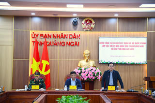 Quảng Ngãi: Chỉ đạo khẩn ứng phó bão số 13, xử lý sự cố tàu Star Bueno