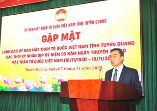 MTTQ tỉnh Tuyên Quang gặp mặt lãnh đạo MTTQ tỉnh các thời kỳ