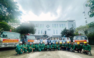 Ngành xây dựng, cây xanh Đà Nẵng tiếp sức Gia Lai khắc phục bão số 13