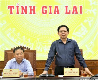 Phó Thủ tướng Hồ Quốc Dũng: Huy động toàn lực giúp Gia Lai khắc phục hậu quả bão số 13