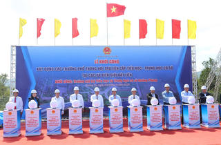 Khởi công xây dựng ngôi trường 360 tỷ đồng ở vùng biên giới Quảng Trị