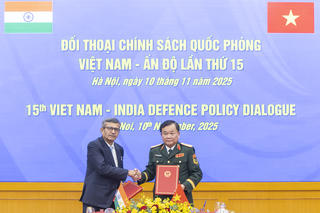 Đối thoại Chính sách quốc phòng Việt Nam - Ấn Độ lần thứ 15