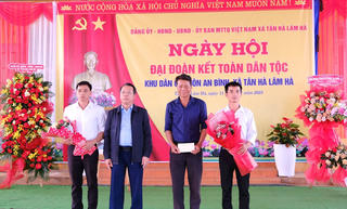 Lâm Đồng: Ngày hội Đại đoàn kết toàn dân tộc tại thôn An Bình