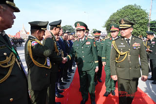 Lực lượng bảo vệ biên giới Việt Nam - Campuchia tuần tra chung