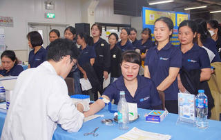 Đồng hành chăm lo sức khỏe người lao động