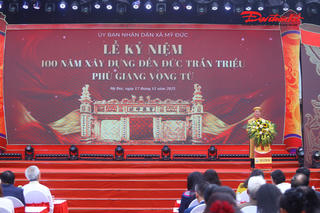 Hà Nội: Tổ chức kỷ niệm 100 năm xây dựng Đền Đức Trần Triều 