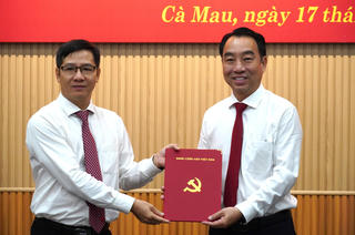 Ông Lữ Quang Ngời giữ chức Phó Bí thư Tỉnh uỷ Cà Mau