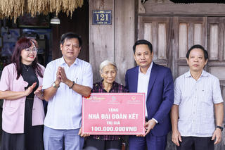 Báo Đại đoàn kết và Agribank chi nhánh Bắc Đắk Lắk khởi công nhà Đại đoàn kết tại xã Ea Nuôl