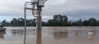 Lũ trên sông Sêrêpốk lên cực nhanh, nguy cơ vượt báo động 3