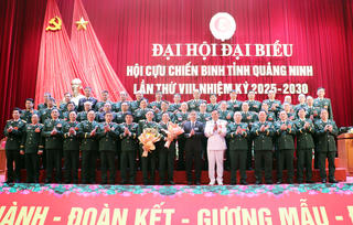 Đại tá Đàm Huy Đắc tái đắc cử Chủ tịch Hội Cựu chiến binh tỉnh Quảng Ninh