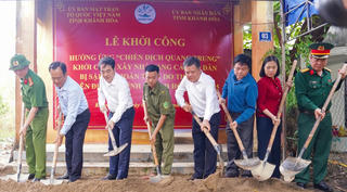 Khánh Hòa: Triển khai ‘Chiến dịch Quang Trung’, khởi công xây nhà tặng người dân bị lũ lụt, thiên tai
