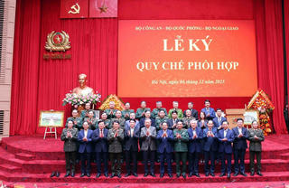 Tăng cường phối hợp công an-quân đội-ngoại giao trong giai đoạn mới