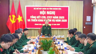 Khánh Hòa: Triển khai công tác Đảng, công tác chính trị năm 2026 mang tính đột phá
 
