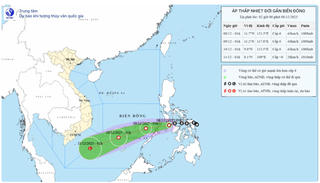 Chủ động ứng phó với áp thấp nhiệt đới giật cấp 8 trên biển Đông