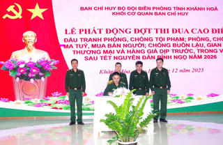 BĐBP Khánh Hòa phát động cao điểm đấu tranh phòng, chống tội phạm dịp Tết 2026