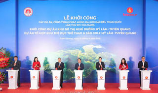 Tuyên Quang đồng loạt khởi công, động thổ nhiều công trình, dự án trọng điểm