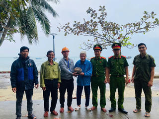 Đà Nẵng: Cứu hộ tê tê Java và thả về rừng Cù Lao Chàm