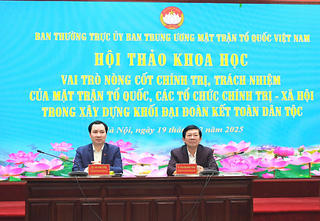 Phát huy vai trò nòng cốt chính trị của Mặt trận tổ quốc trong xây dựng khối đại đoàn kết toàn dân tộc