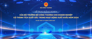 Lễ công bố kết quả xuất nhập khẩu năm 2025: Tôn vinh doanh nghiệp xuất khẩu tiêu biểu