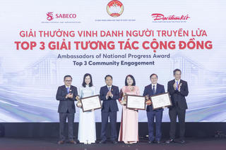 Báo Đại đoàn kết gửi thư cảm ơn tới SABECO và các đơn vị đồng hành trong chương trình "Vinh danh Người truyền lửa"