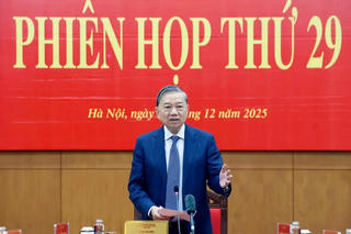 Phiên họp thứ 29 của Ban Chỉ đạo Trung ương về Phòng, chống tham nhũng, lãng phí, tiêu cực