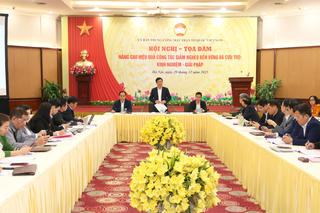 Bàn giải pháp nâng cao hiệu quả công tác cứu trợ và giảm nghèo bền vững