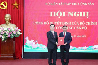 Đồng chí Dương Trung Ý giữ chức Tổng Biên tập Tạp chí Cộng sản