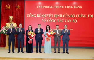 Bà Nguyễn Thị Thu Hà giữ chức Phó Chánh Văn phòng Thường trực Văn phòng TW Đảng