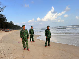 Quảng Trị: Tìm kiếm ngư dân mất tích khi đánh cá trên biển