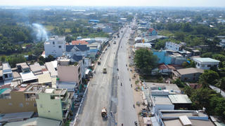 TP Hồ Chí Minh: Dự án mở rộng quốc lộ 50 hối hả thi công trước khi về đích