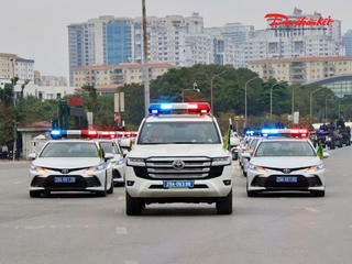 CSGT Hà Nội triển khai lực lượng phục vụ sơ duyệt, diễn tập phương án bảo vệ Đại hội XIV